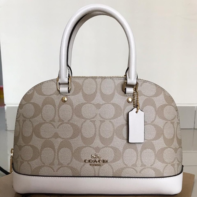 COACH MINI SIERRA SIGNATURE CHALK