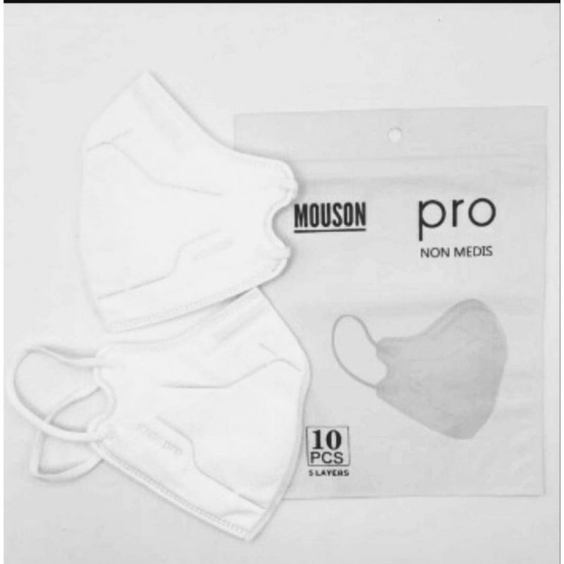 Masker MOUSON Pro Mask KN95 Duckbill KN 95 FaceMask ORIGINAL isi 10pcs per pack 10 pcs perpack