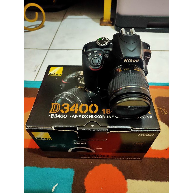 kamera nikon d3400 mulus like new bukan d3000 d3100 d3200 d3300 d3500