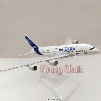Diecast Miniatur Pesawat Airbus A380