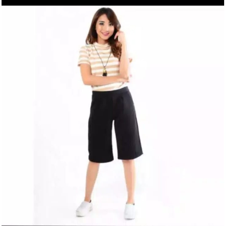 CELANA KULOT PENDEK 3/4 WANITA
