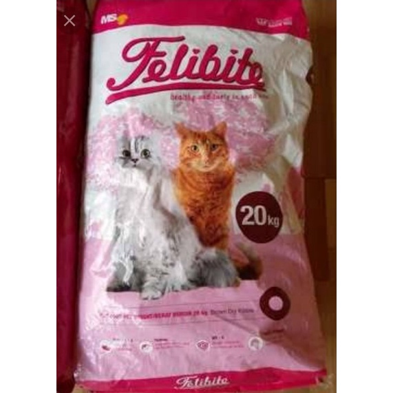 Grab/Gojek makanan kucing felibite donat 20 kg