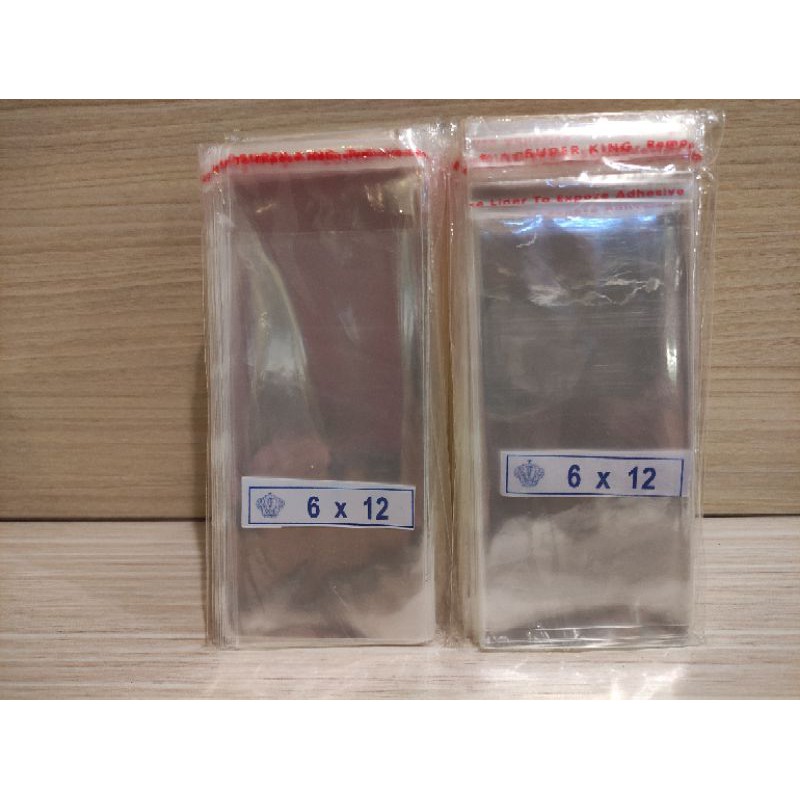 Plastik OPP ukuran 6x12
