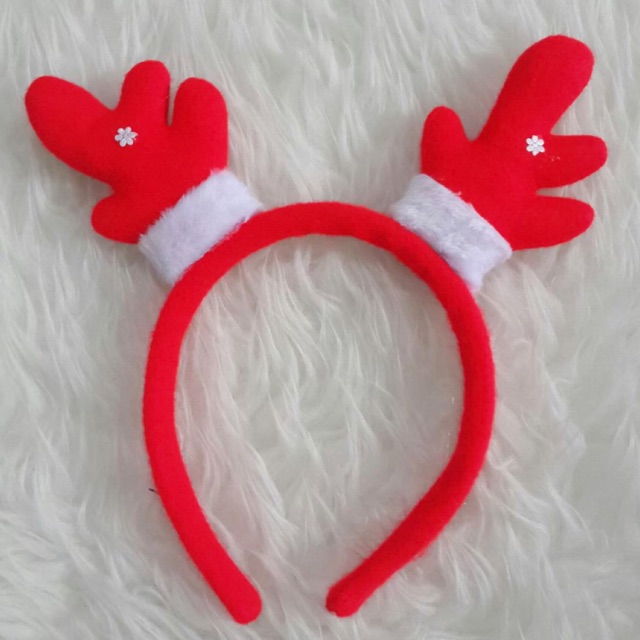 Bando Rusa Natal Snow Snowflakes Salju Snowman Kapas Bulu Merry Christmas