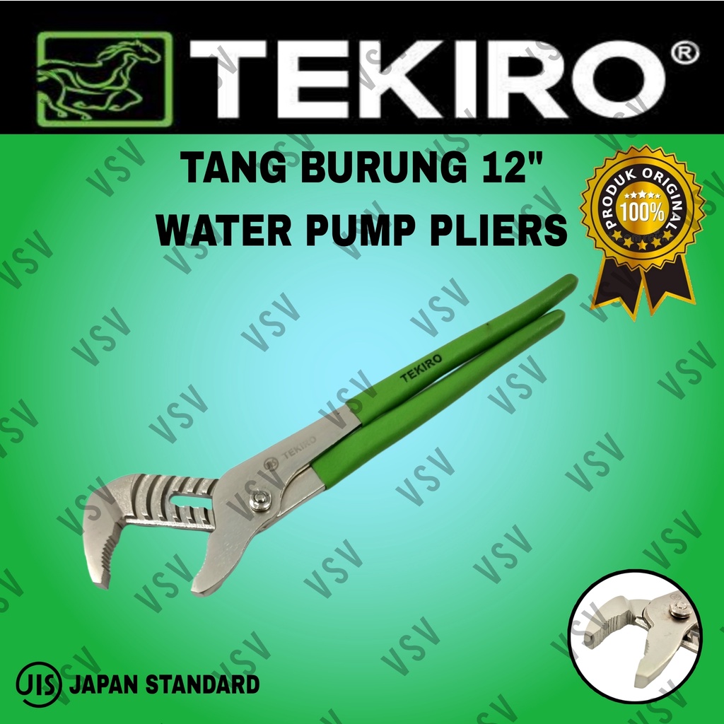 TEKIRO Tang Burung 12&quot; Quick Joint Water Pump Pliers Tang Jepit Pipa