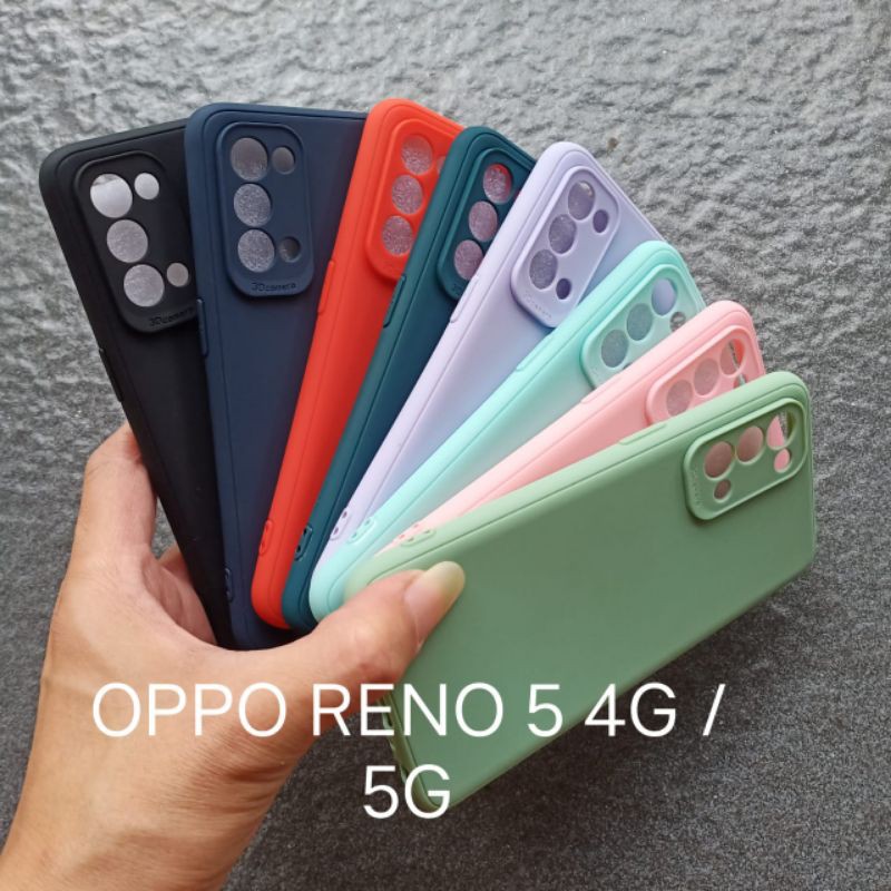 Case Oppo Reno 5 4G / 5G ( 3 model ) soft softcase softshell silikon cover casing kesing housing