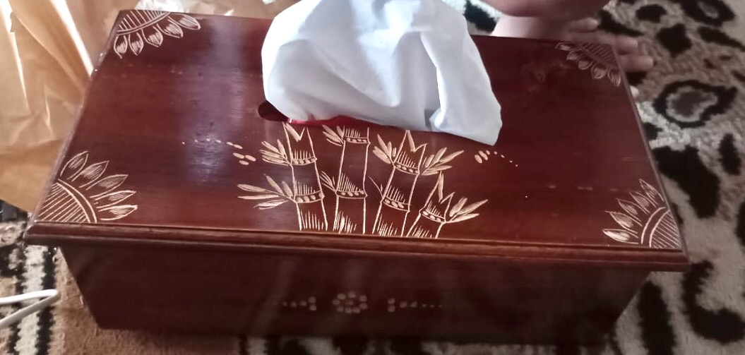 Box Tisu Motif Ukiran Cukit.