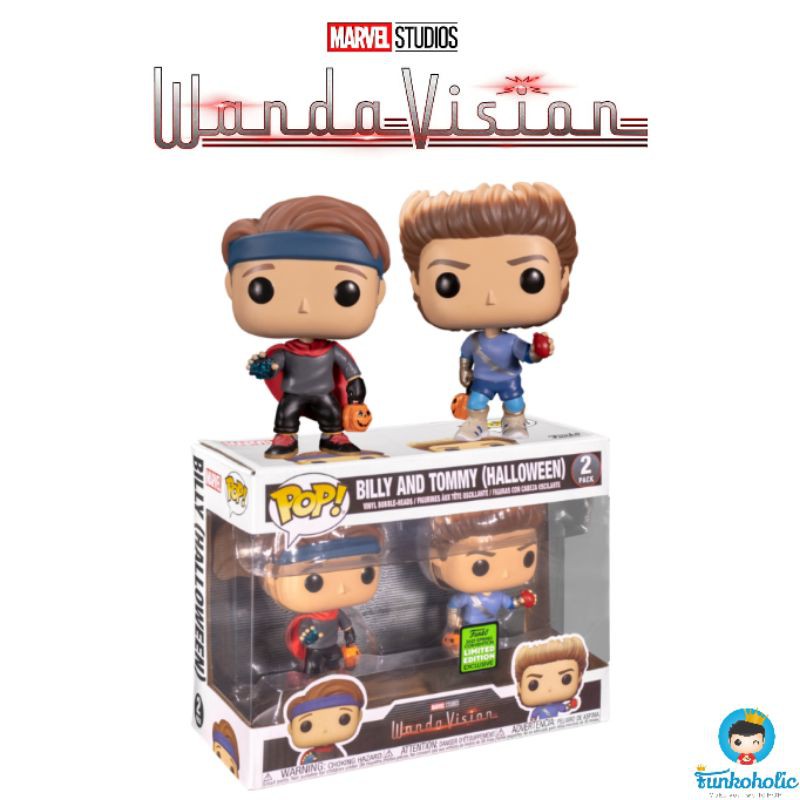 Pop Funko Billy And Tommy Halloween Wandavision Exclusive 