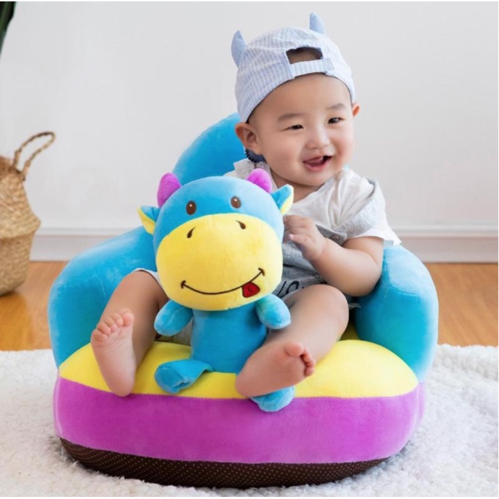 SA | Sofa Anak Jumbo Lucu | Sofa Anak Motif Hewan | Sofa untuk Belajar Duduk Anak Import RUZAIN MALL