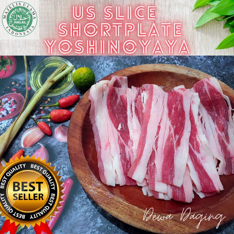 

Daging Slice US Shortplate - Beef Slice US Yoshinoya - Daging Shabu Shabu - Daging Grill