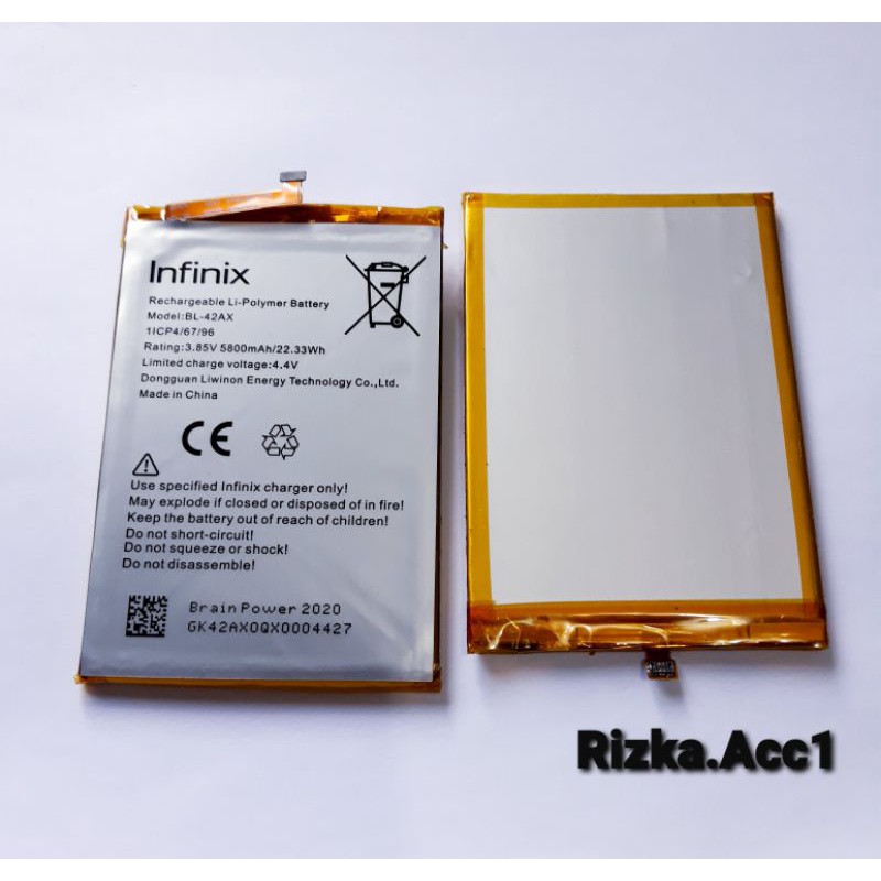 Baterai Batre Infinix X572 Note 4 BL-42AX Original Oem Battery Hp