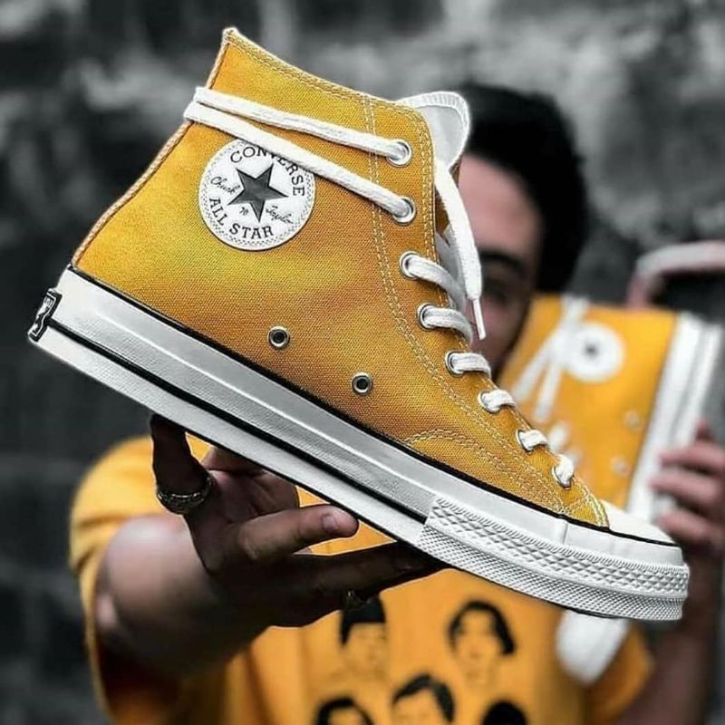 SEPATU IMPORT CONVERSE 70S Yellow Kuning HIGH PREMIUM QUALITY VIETNAM SNEAKERS PRIA WANITA CEWEK COWOK KADO HADIAH BERKUALITAS TERJANGKAU AWET