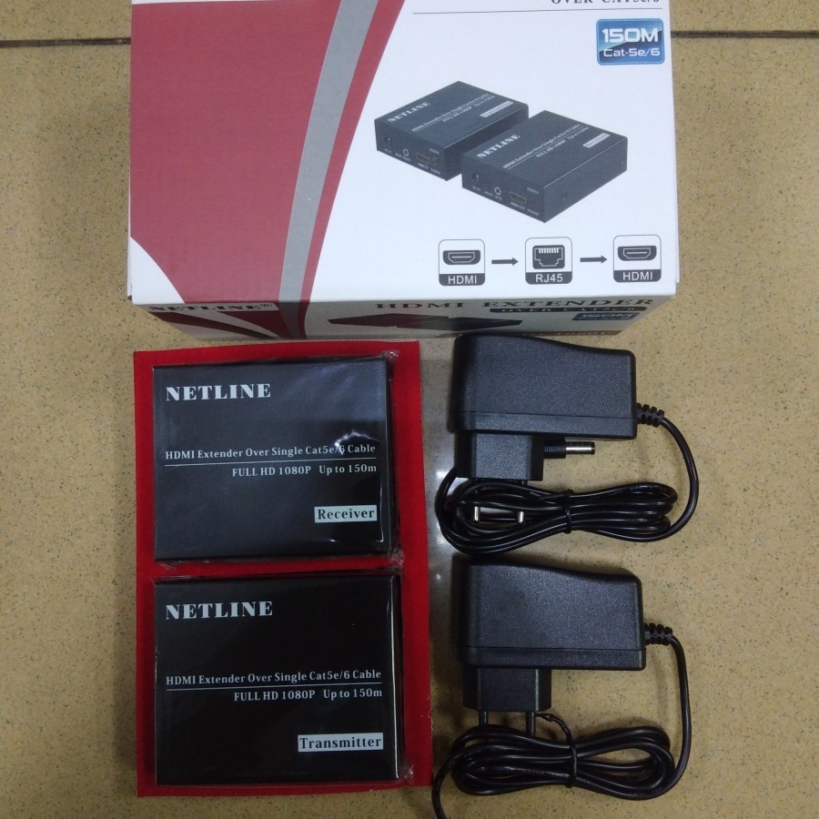 Netline HDTV Extender 150 Meter - HDTV Extender 150M Netline