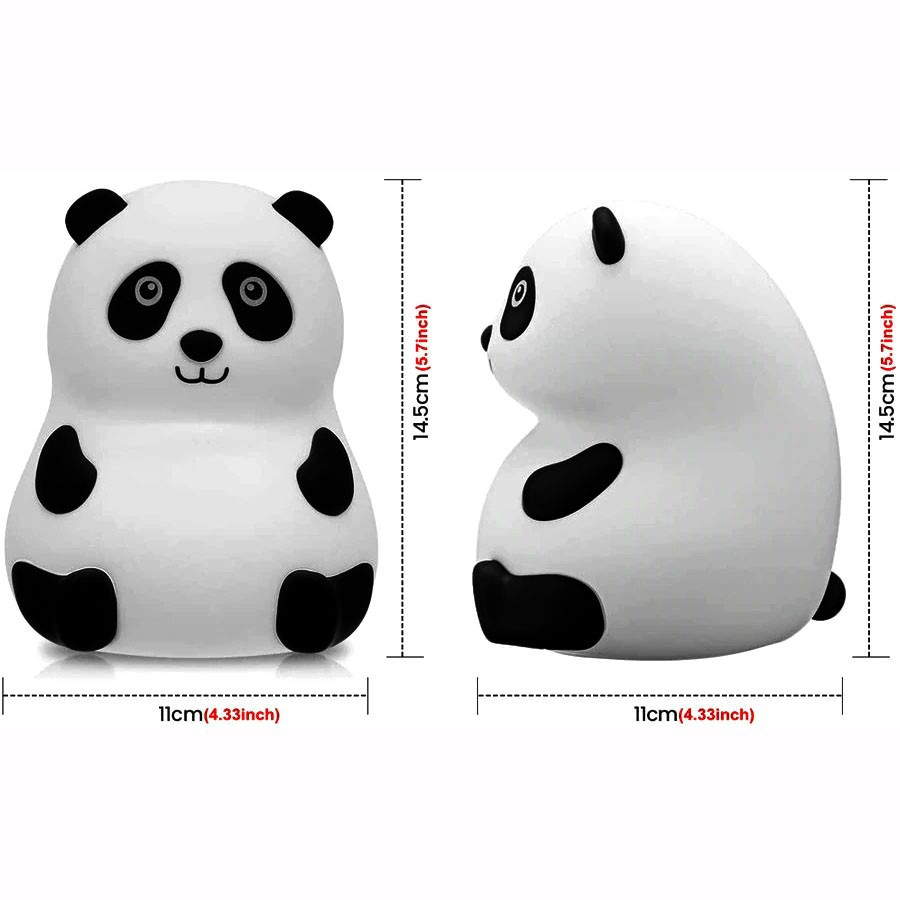 Lampu Tidur LED Silicone Lamp Decoration Model Panda - LJC-142