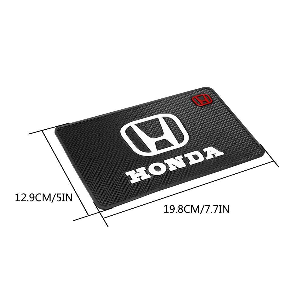 Non-slip Mat Dashboard Mobil Tikar Lengket untuk logo Honda KOTA JAZZ CIVIC HRV CRV BRV Accord Odyssey