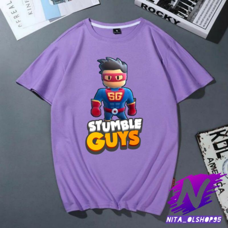 stumble guys sg baju anak stumble guys kaos atasan anak stumble guys SG karakter