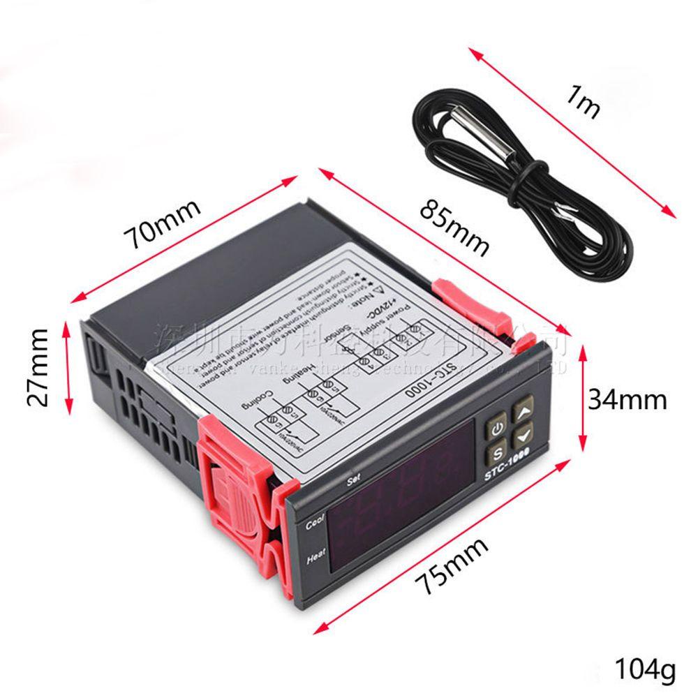 Pineapple Temperature Controller 220V 12V 24V Mesin Tetas Digital Serba Guna