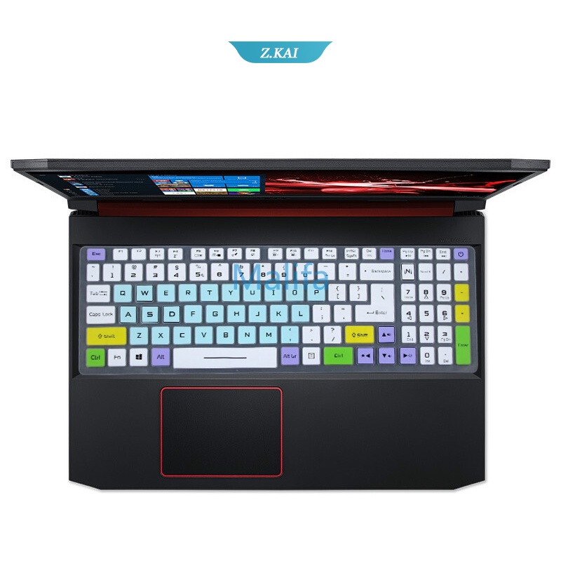 Case Pelindung Keyboard 15.6 &quot;Anti Air Bahan Silikon Untuk Acer Nitro 5 AN515-54 - 54W2 AN515-54 - 51-51 (Z- 54W2 54) - 51-5k51-51)