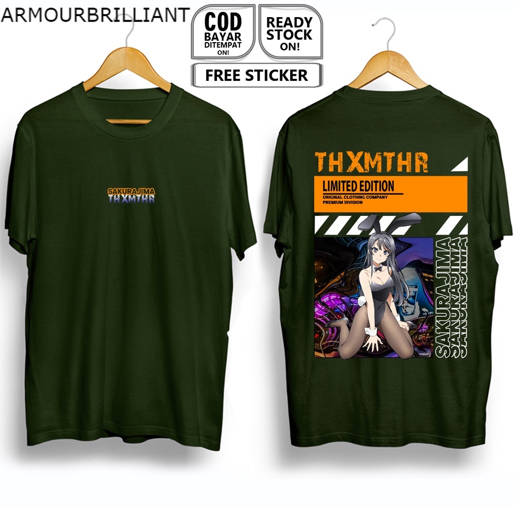 KAOS MAI SAKURAJIMA SEISHUN BUTA YAROU ANIME MANGA WAIFU WIBU OTAKU KAEDE TOMOE KOGA RIO FUTABA tmTM