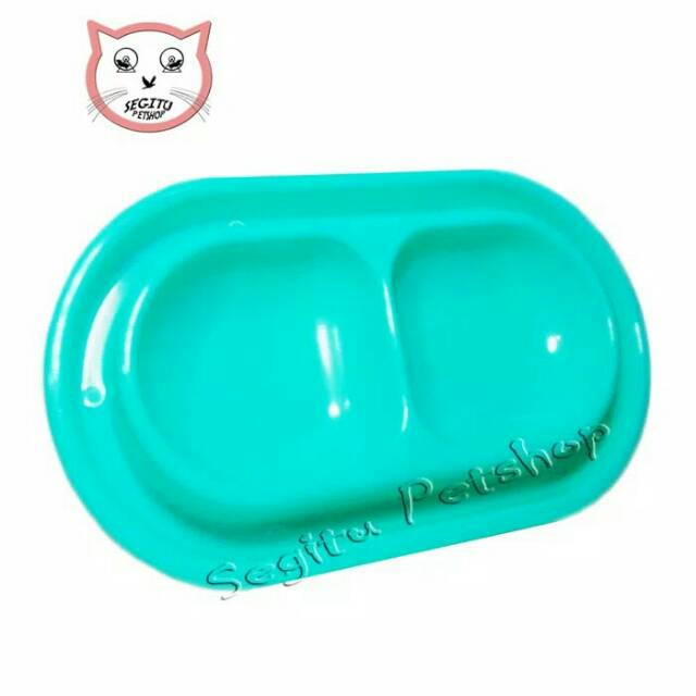 Tempat makan dan minum untuk kucing double anti semut