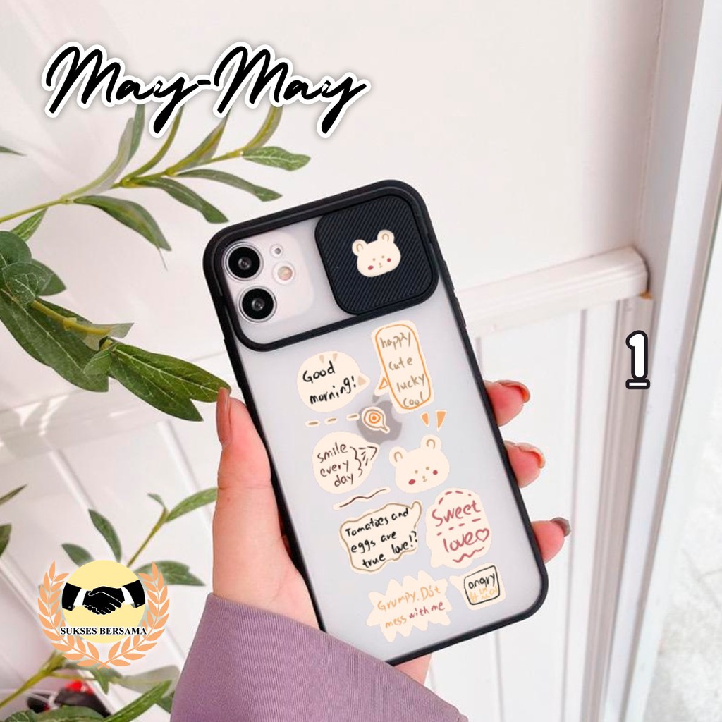 SOFTCASE SLIDE KAMERA MAY MAY OPPO VIVO SAMSUNG XIAOMI REDMI REALME IPHONE ALL TYPE BSB4811