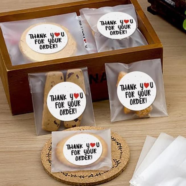 

☄ 1pc Sticker Label Thank You for Your Order, homemade - OCT57 - 500pcs (1roll) ✪
