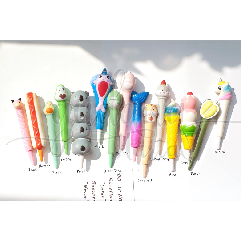 Pulpen Squishy Pena Bnayak Karakter Lucu Bolpen Ballpoint GH 307162