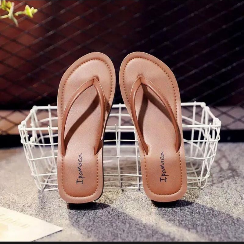 SANDAL JEPIT WEDGESS WANITA IPOMOEA SM01-2