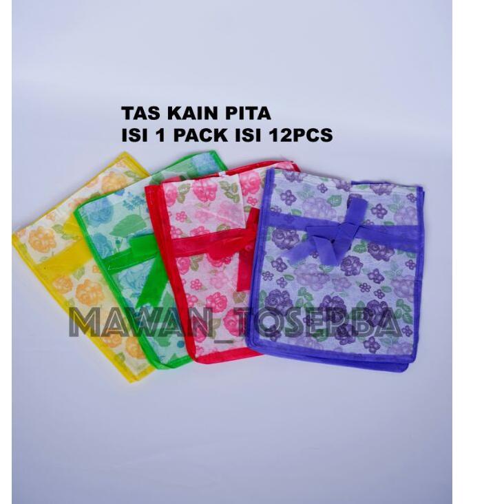 

✴ Tas Kain Pita untuk dus box makanan Uk 20x20cm goodie bag acara hajatan ✲