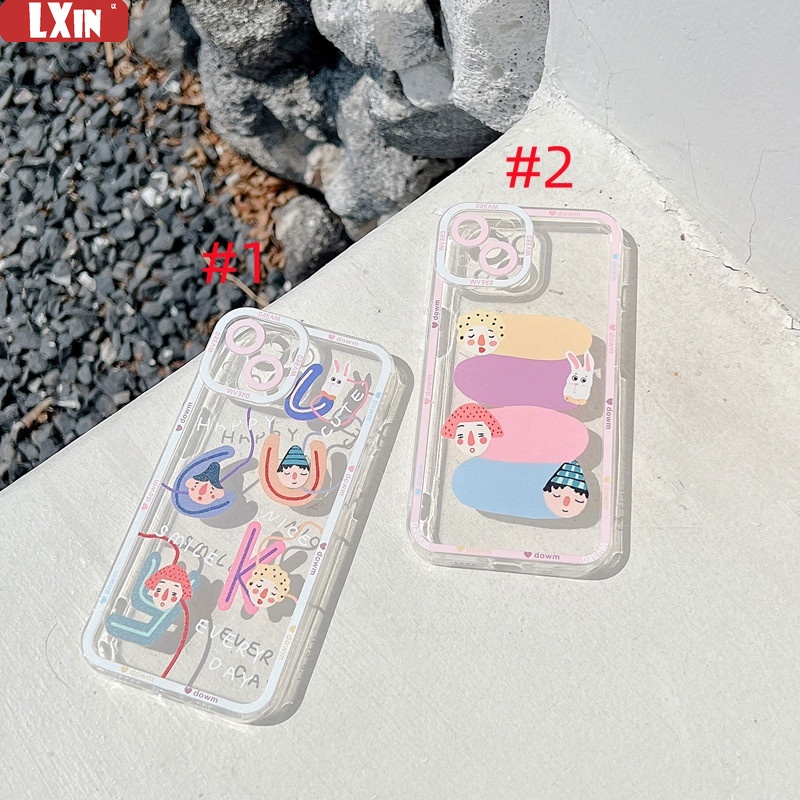 Casing TPU OPPO A55 A16 A16K A15 A96 A95 A74 A54 A12 A7 A3S A5S A52 A92 A53 A94 A31 F9 A1K A37 F11 Reno 7z Motif Kartun 6f