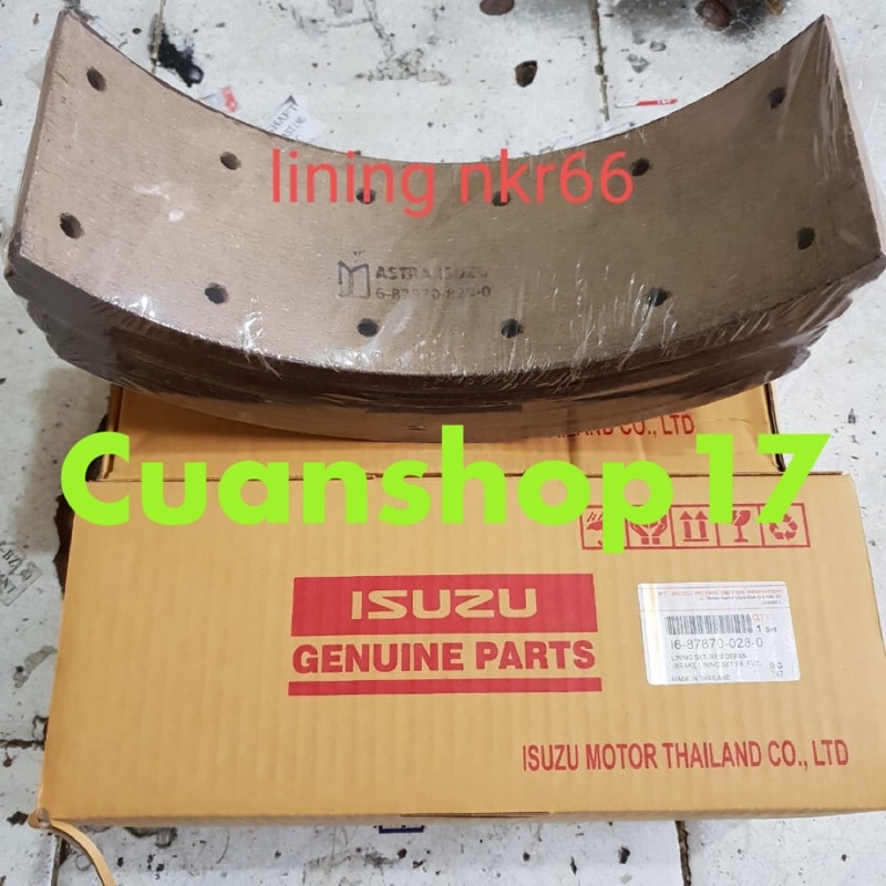 Brake lining kampas rem ISUZU NKR66 NKR71
