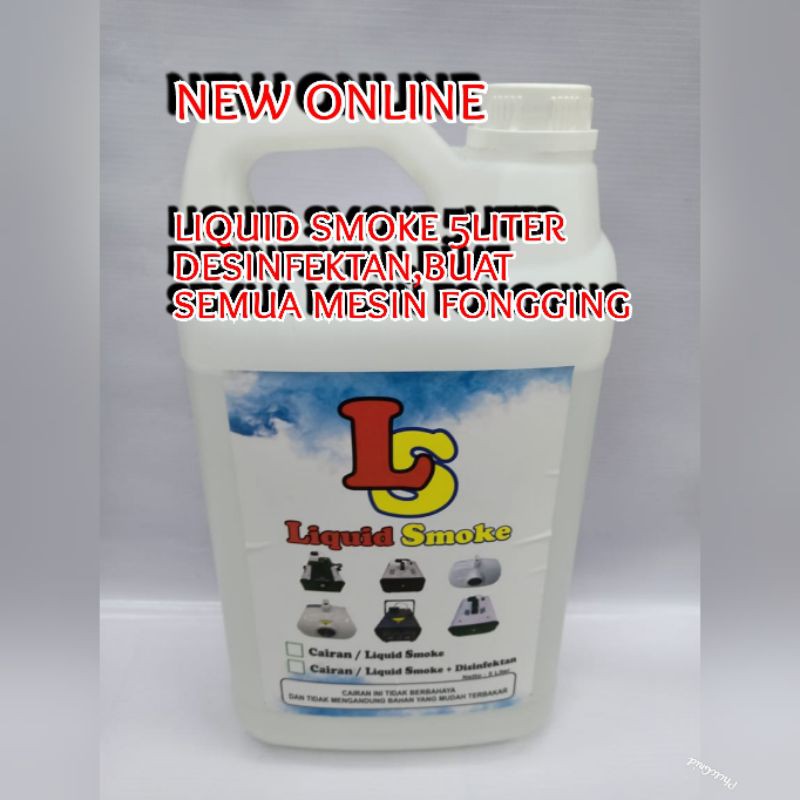 CAIRAN LIQUID SMOKE FOOD GRADE DESINFEKTAN wangi kopi/lemon2,5liter