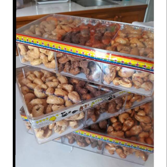 

Kacang mede oven rasa mix kemasan 500gram