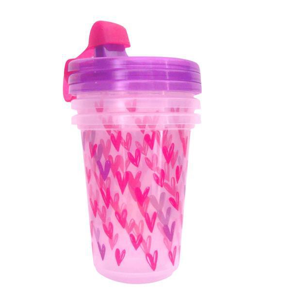 Newmei - The First Years Take &amp; Toss Spill-Proof Sippy Cups 9m+ Isi 3pcs/pack 296ml (Tersedia varian warna)