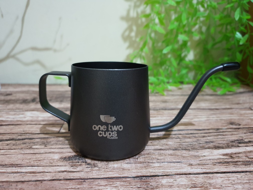 Teko Leher Angsa Ceret Kopi Stainless Steel Gooseneck Kettle V60 Pour Over Drip Maker Pot Hitam