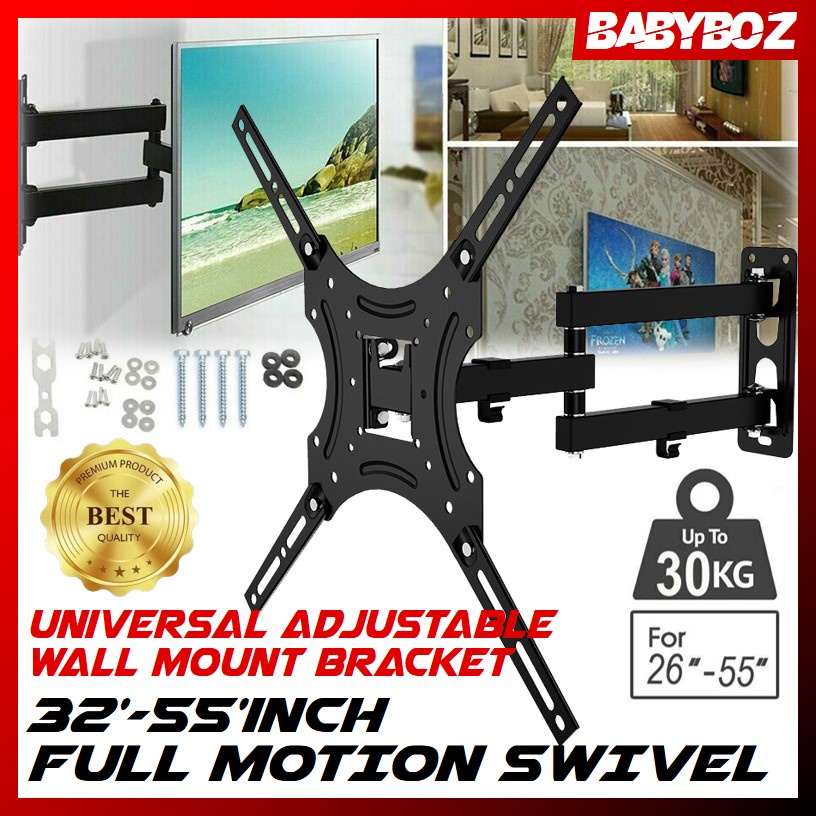 Jual Babyboz Cnxd Telescopic Tv Bracket Full Motion Swivel Arah