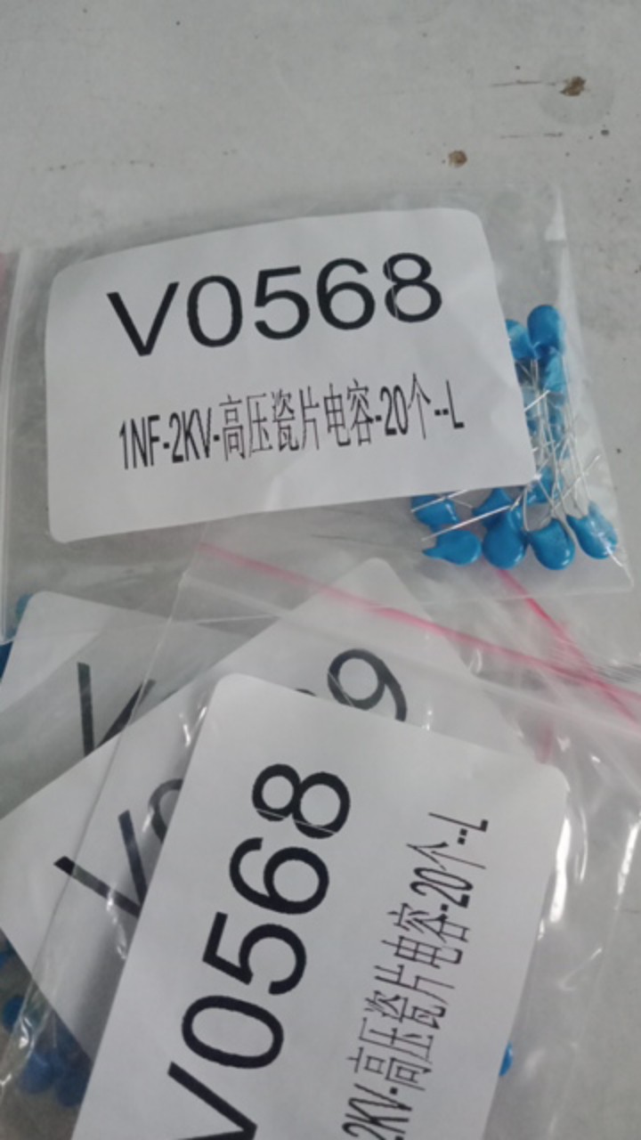 20pcs High Voltage Ceramic Capacitor 2kv 150pf 220pf 680pf 1nf