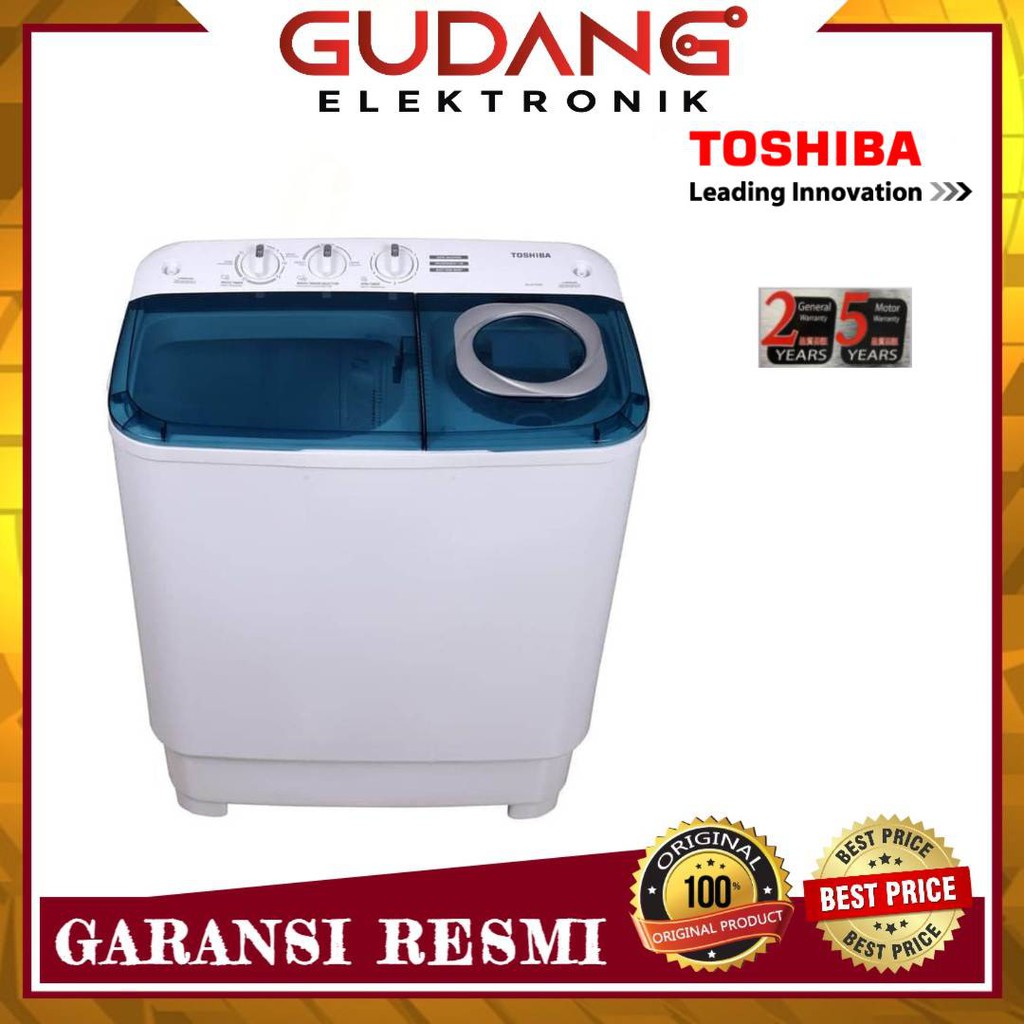 MESIN CUCI 2 TABUNG TOSHIBA VH-H85MN TWIN TUBE TOSHIBA VH 85 MN