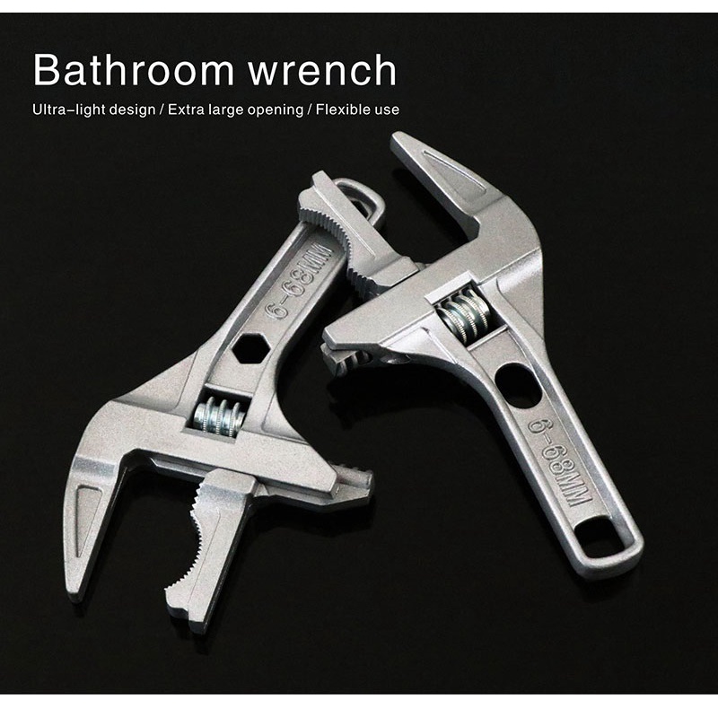 KUNCI INGGRIS KUNCI PIPA KUNCI PAS Universal Adjustable Wrench Spanner kunci pas ring AA