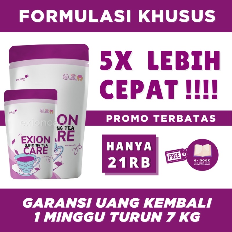 Jual Mini Series Exioncare Slimming Tea Teh Herbal Pelangsing Dijamin