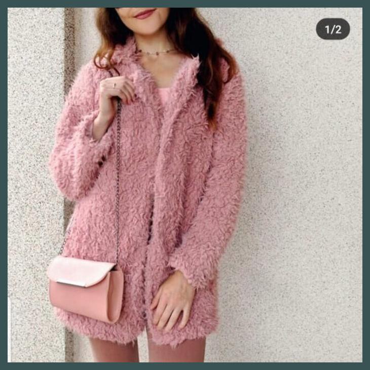 FAUX FUR COAT FOR AUTUMN/WINTER .