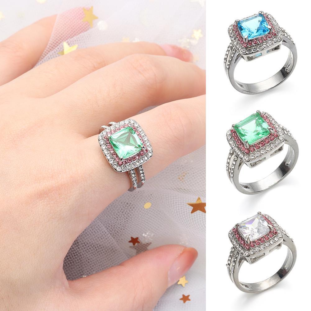 Cincin Nanas Aksesori Fashion Zirkon Sederhana