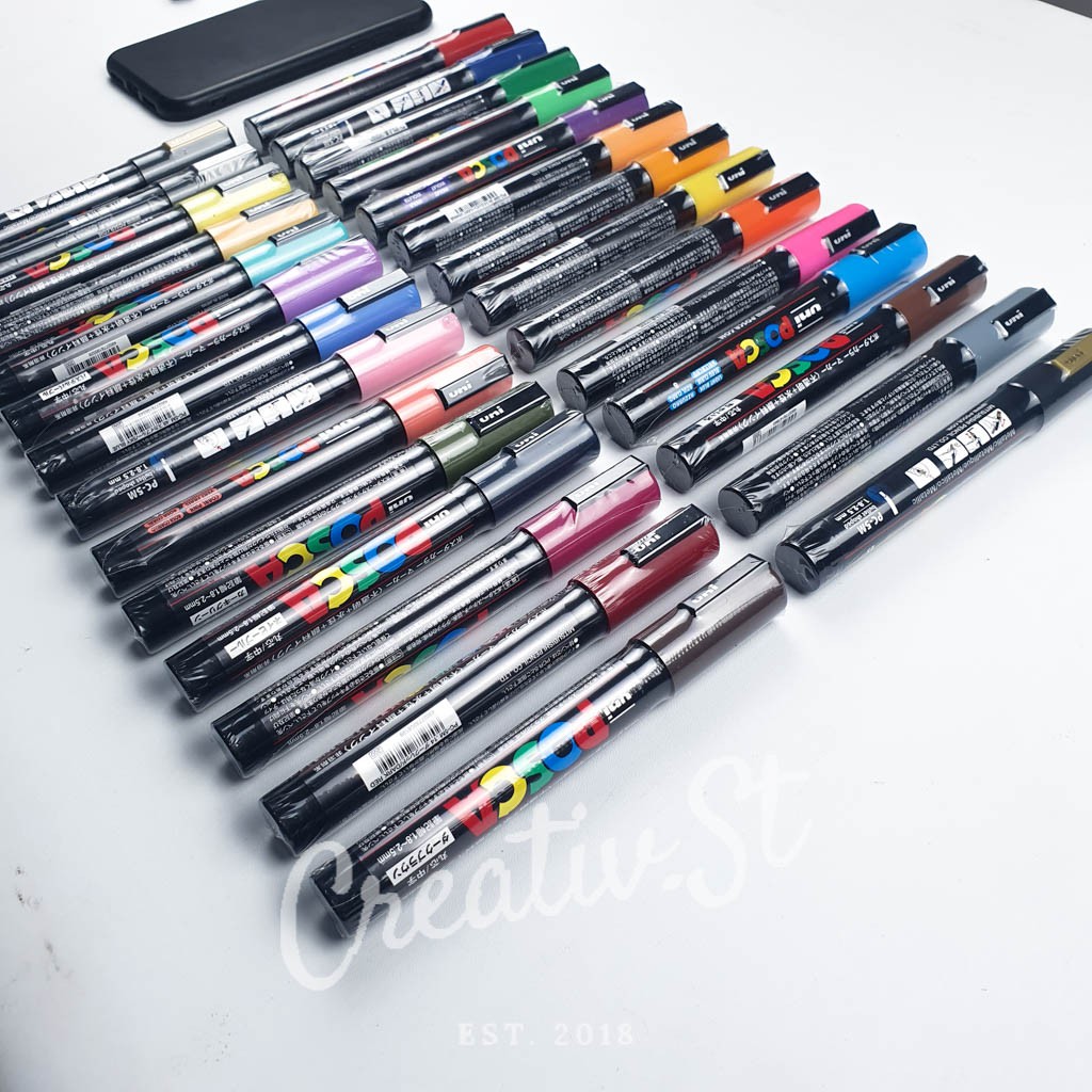 

HJK Uni Posca Pc-5M Paint Marker Medium Point Tip (Part 1)