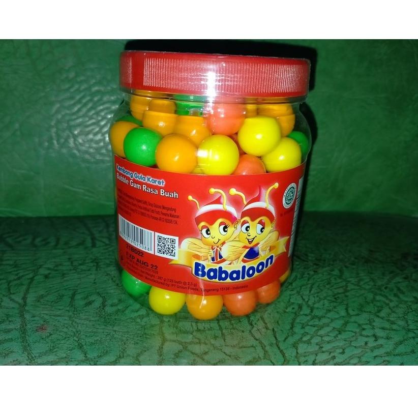 

[PRODUK PIKRR] PERMEN KARET BUAH BABALOON 287.5g (125x2.3g) 88D