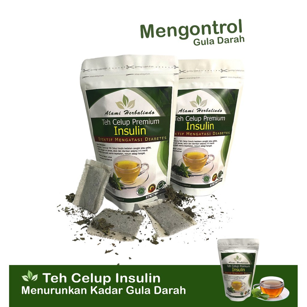 Teh Celup Insulin Teh Premium Insulin Celup Daun Teh Insulin Teh Herbal Shopee Indonesia