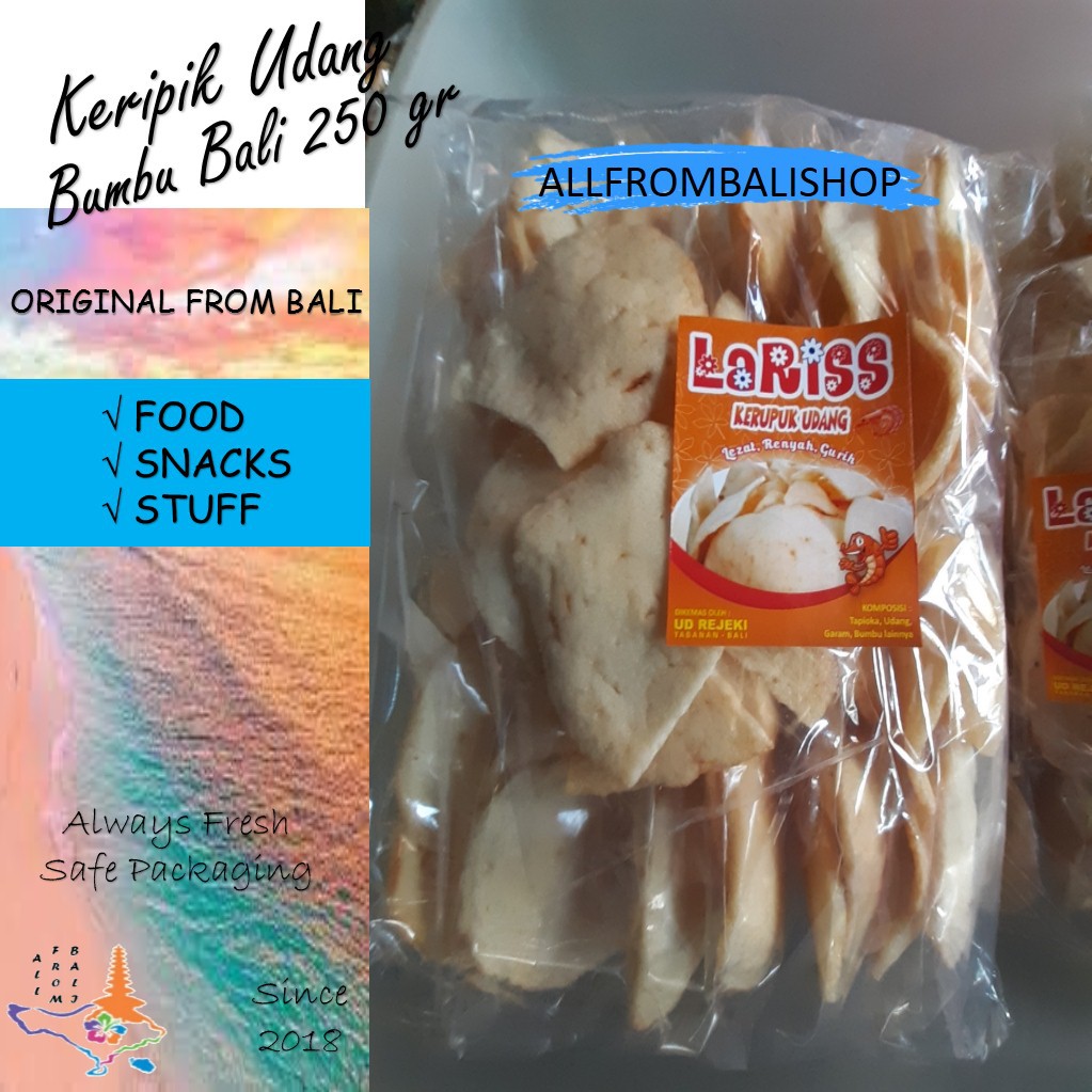 

KERUPUK UDANG BUMBU BALI-250 GR