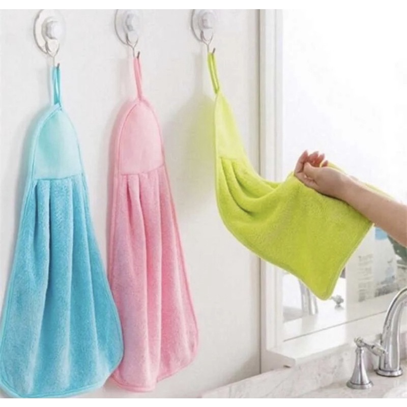 Hand Cloth Lap Tangan Handuk Tangan Wastafel Pengering Kain Tangan Hand Cloth Towel