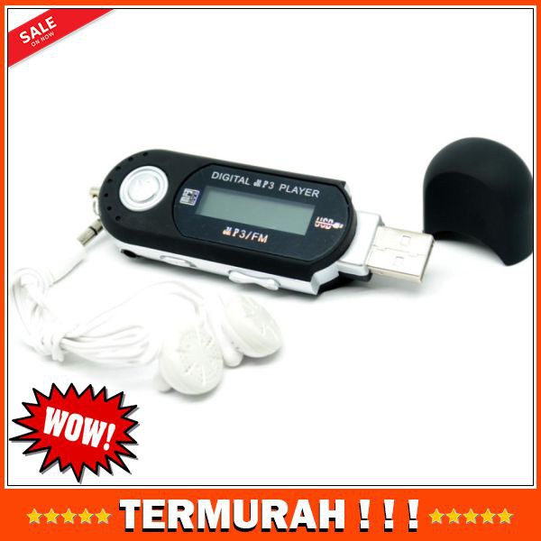 USB MP3 Player LCD Display FM Radio TF Slot - DZ3176-01