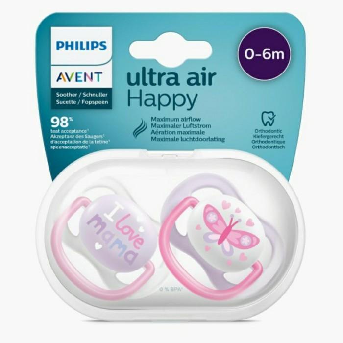 Philips Avent Ultra Air Happy Pacifier Girl 0-6 month