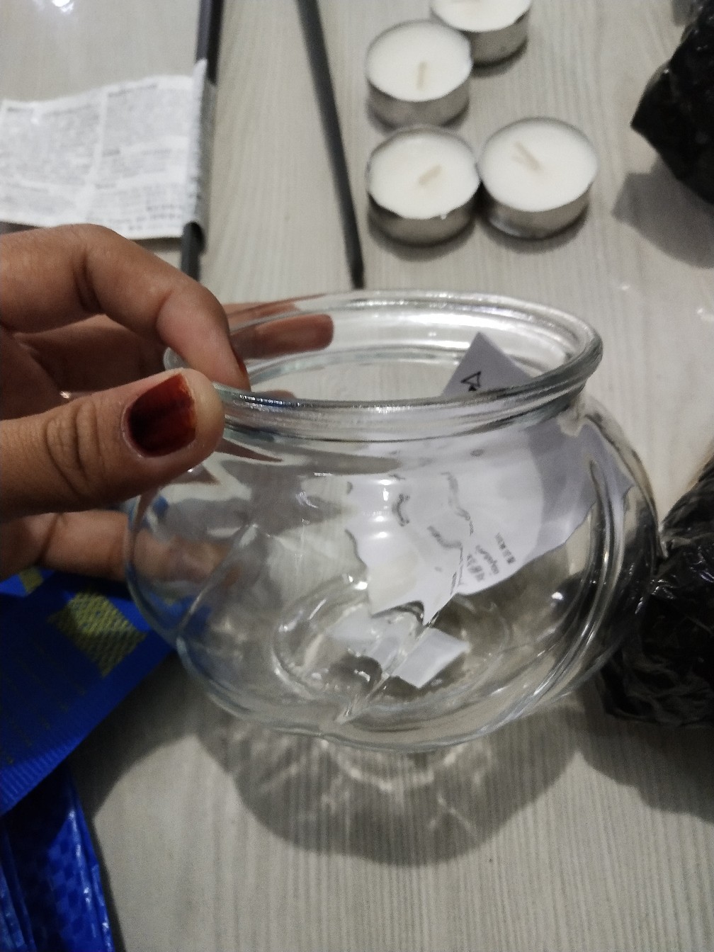 Ikea Viljestark Vas, Kaca Bening 8cm